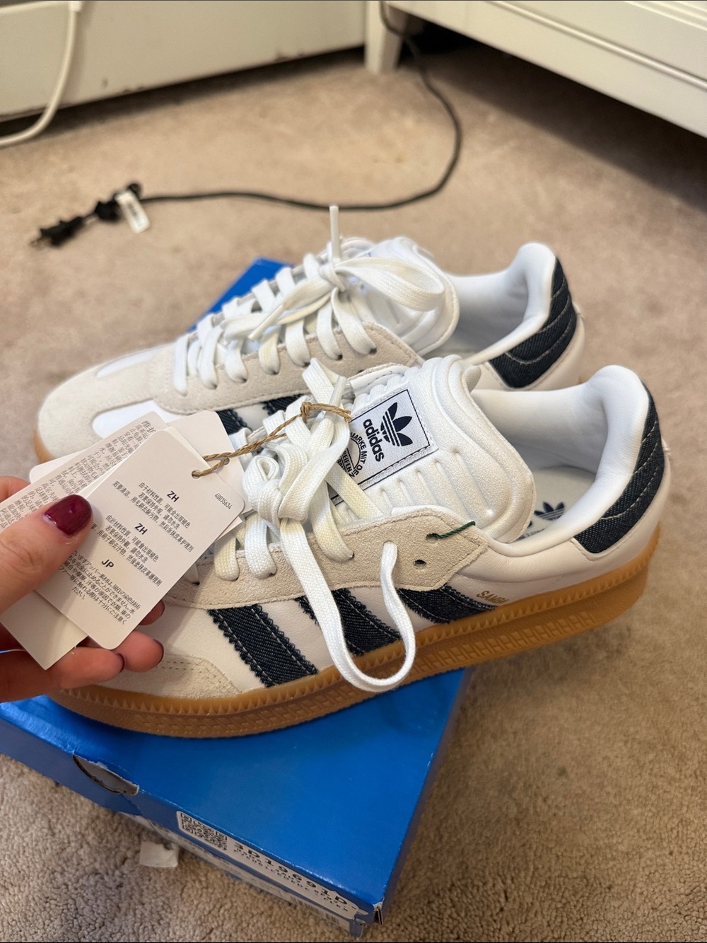 Adidas Samba XLG denim - Picture 2 of 4